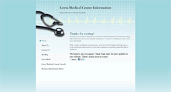 Desktop Screenshot of gretamedicalcentre.com